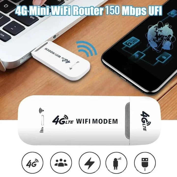 Korlátozott idejű ajánlat💖LTE Router Vezeték nélküli USB mobil szélessávú Wi-Fi adapter